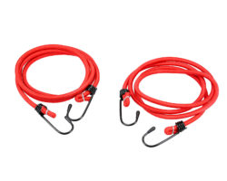 Jeu de 2 sandows crochet métal diamètre 8 mm longueur 1,5 m HANGER 100306