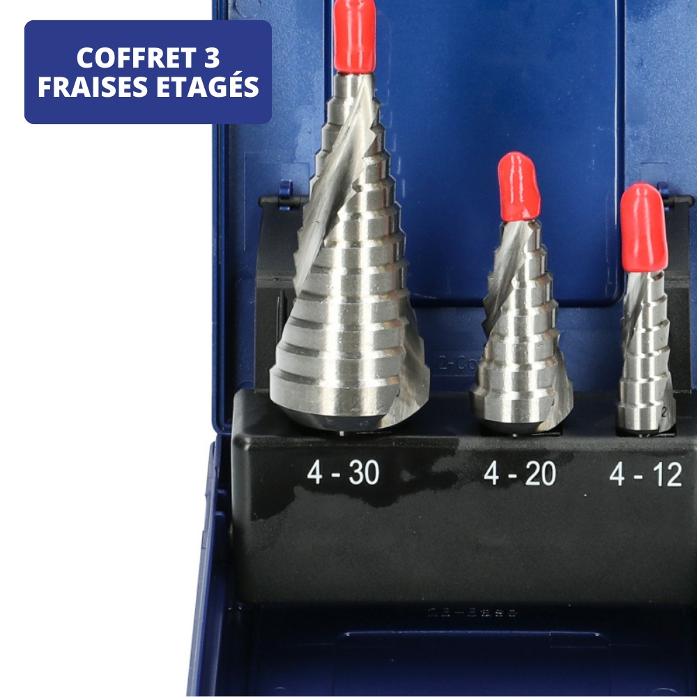 Coffret de 3 forets étagés HSS HANGER 153901 – Image 16