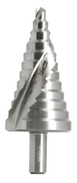 Fraise étagée à goujure hélicoïdale HSS 4 à 12 mm HANGER 153412