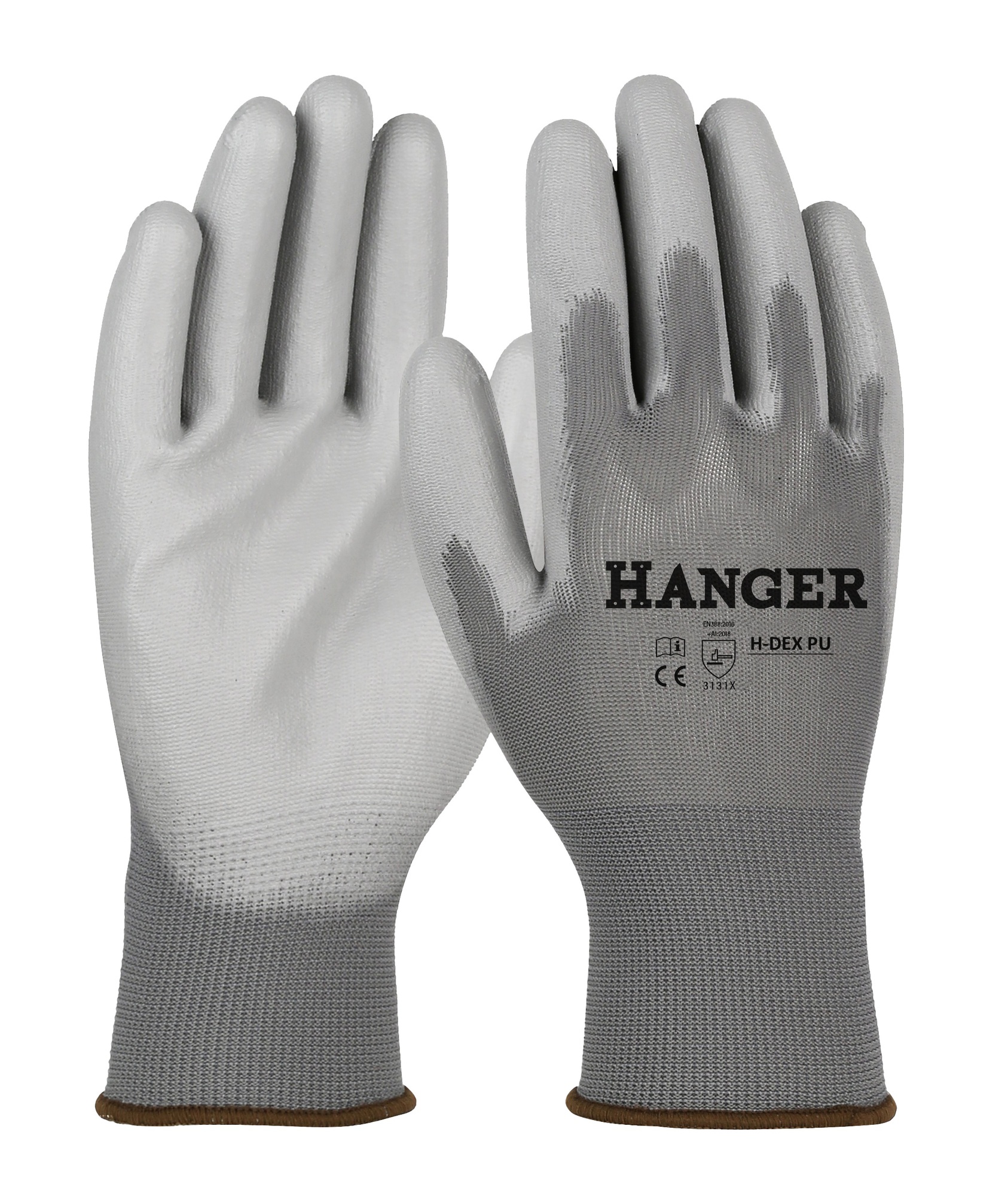 Gants de travail H-Dex T 9 enduit polyuréthane en 3 paires HANGER 300003