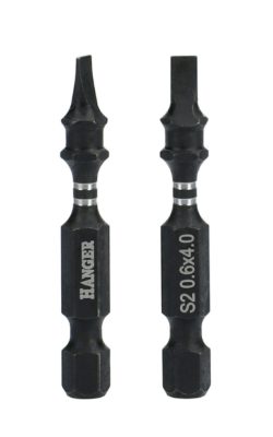 Embouts impact 1/4'' fente 75 x 5,5 mm HANGER 134082