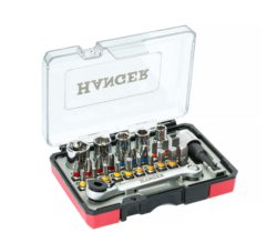 Coffret douilles 1/4'' + embouts de vissage 27 pièces - HANGER - 250015