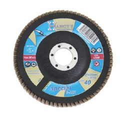 Disque à lamelle plat zirconium 125 mm grain 120 HANGER 150038