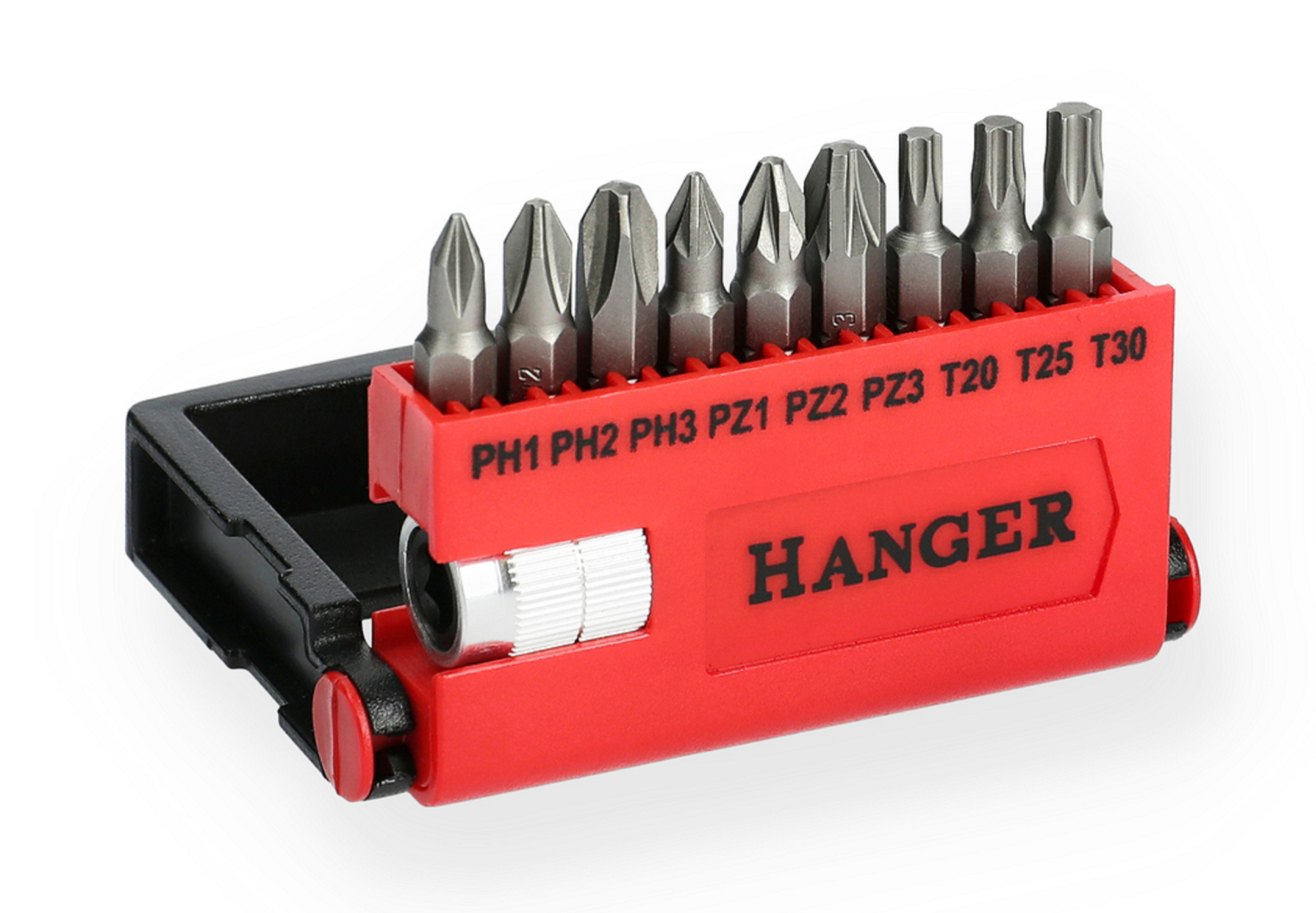 Coffret d'embouts de vissage 10 pièces HANGER 250014