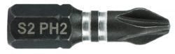 Boite de 25 embouts à choc impact PH2 25 mm HANGER 133018