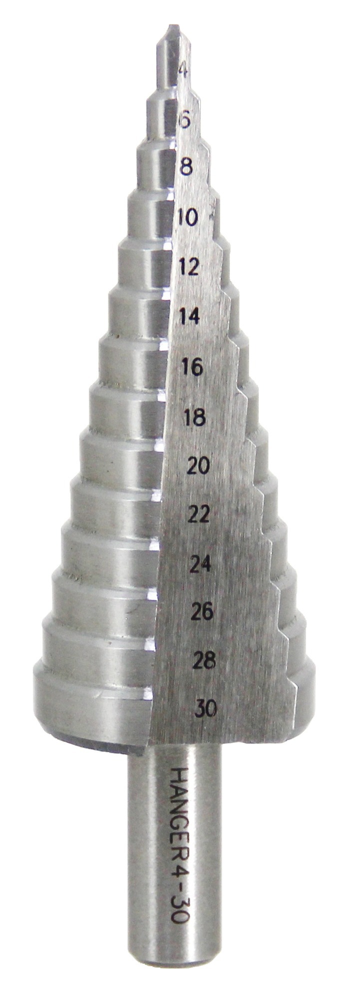 Foret étagé HSS à goujure droite de 4 à 30 mm HANGER 153101 – Image 2